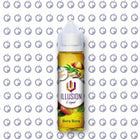Illusion Bora Bora مانجو ساقع فيب ليكويد محلي 60ml with 3 nicotine, featuring tropical mango flavor in a sleek bottle