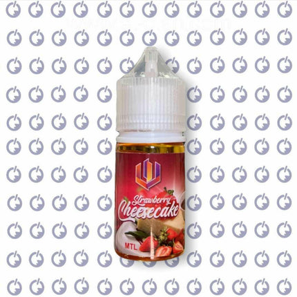 Illusion Strawberry Cheesecake in a 30ml vape liquid bottle by Illusion E-Juice, featuring strawberry cheesecake flavor.