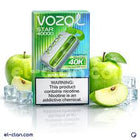 جهاز فيب Vozol Star 40K Sour Apple Ice بسعة تفاح ساقع، منتج ديسبوسبل من علامة Vozol، يظهر في الصورة.