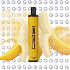 ISGO Paris Banana Ice disposable موز ساقع - ISGO Paris disposable -  الكلان فيب el-clan.