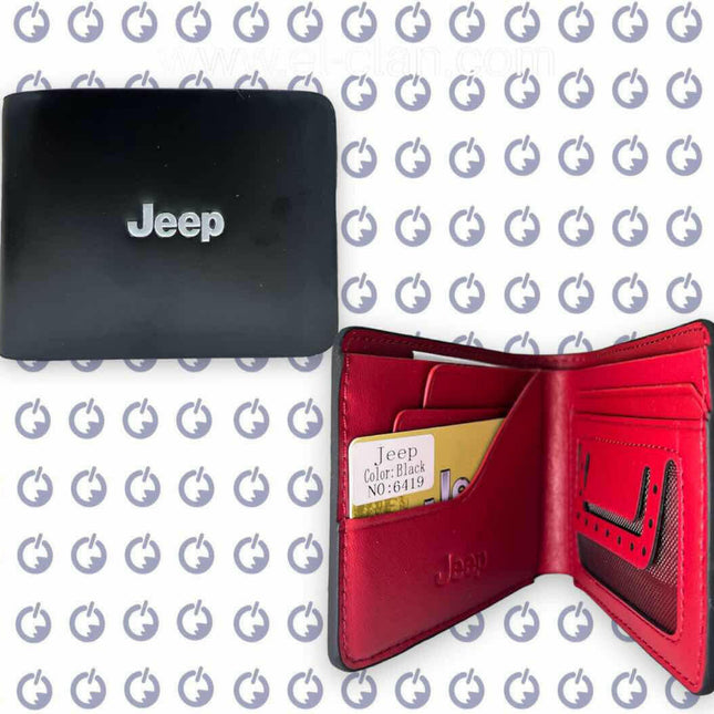 Jeep Wallet for Men محفظة رجالي جيب - Jeep Wallets -  الكلان فيب el-clan.