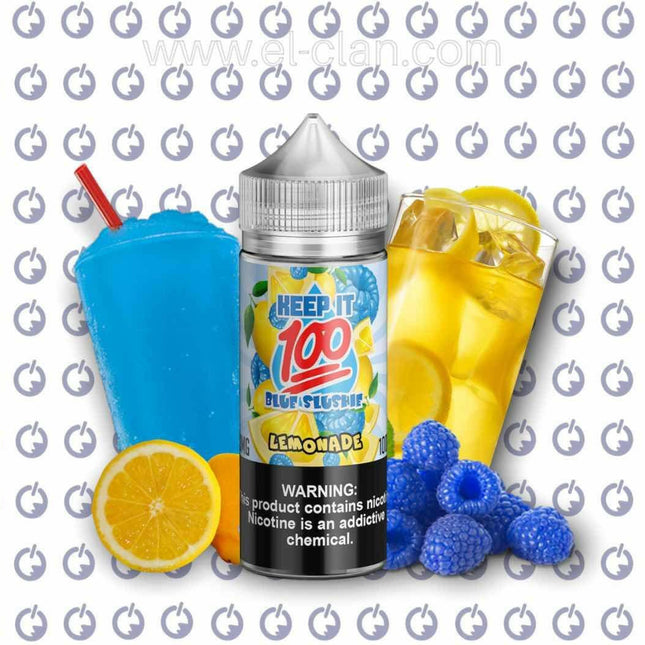 Keep it 100 Blue Slushie Lemonade  ليمون توت⁩⁩⁩⁩ - Keep it 100 -  الكلان فيب el-clan.