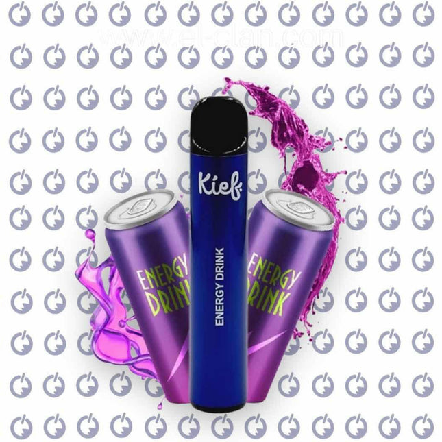 Kief 2000 Energy Drink disposable مشروب الطاقة - Xtra Flavors -  الكلان فيب el-clan.