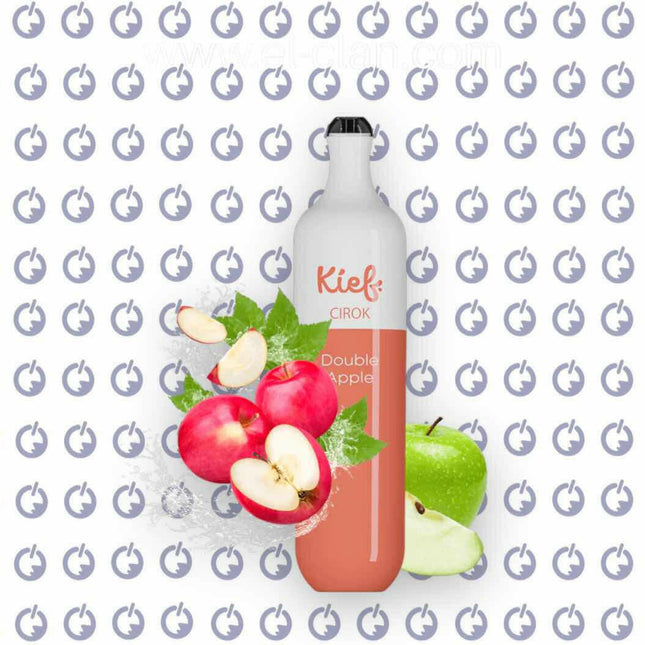 Kief Cirok Double Apple disposable تفاح - Xtra Flavors -  الكلان فيب el-clan.