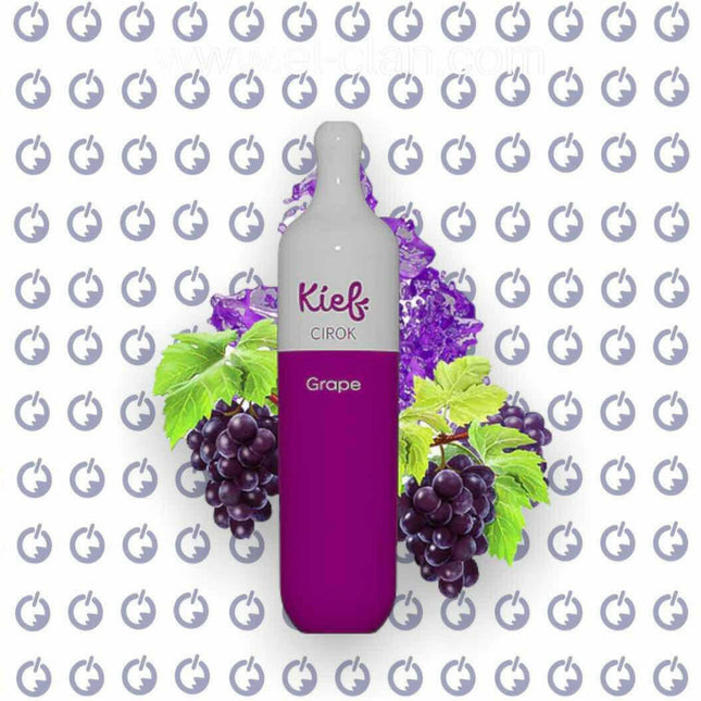Kief Cirok Grape disposable عنب - Xtra Flavors -  الكلان فيب el-clan.