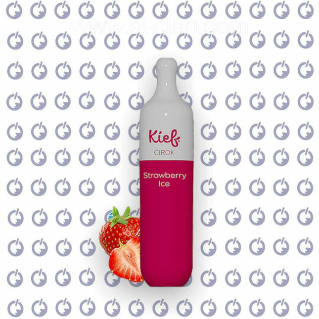 Kief Cirok Strawberry Ice disposable فراوله - Xtra Flavors -  الكلان فيب el-clan.