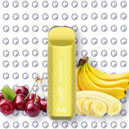 KIEF NORD BAR Cherry Banana disposable نورد بار شيري موز - Xtra Flavors -  الكلان فيب el-clan.