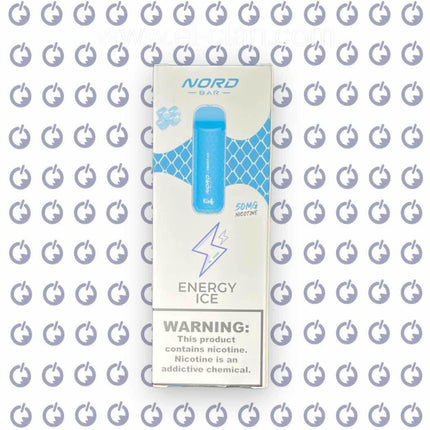 KIEF NORD BAR Energy Ice disposable نورد بار مشروب الطاقة - Xtra Flavors -  الكلان فيب el-clan.