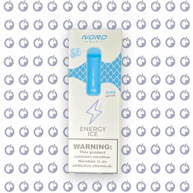 KIEF NORD BAR Energy Ice disposable نورد بار مشروب الطاقة - Xtra Flavors -  الكلان فيب el-clan.