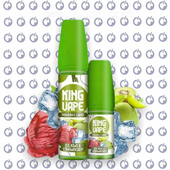 King Vape Ice Kiwi Strawberry فراوله كيوي - King Vape E-Juice -  الكلان فيب el-clan.