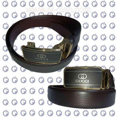 Leather Belt حزام جلد طبيعي رجالى - Men's belt -  الكلان فيب el-clan.