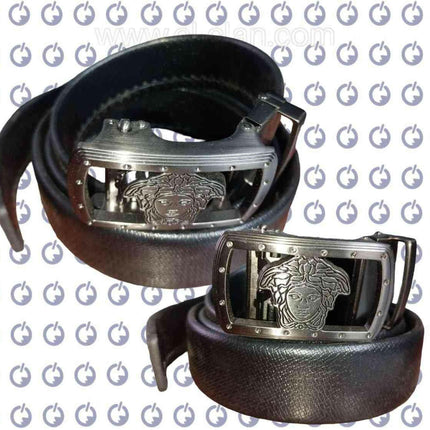 Leather Belt حزام جلد طبيعي رجالى - Men's belt -  الكلان فيب el-clan.