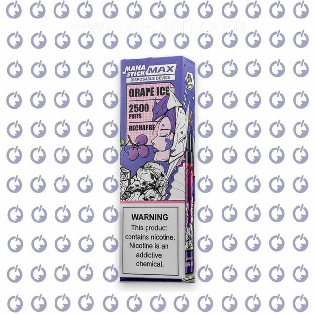 LostVape ManaStick Max Grape ice disposable عنب ساقع - Lost Vape -  الكلان فيب el-clan.