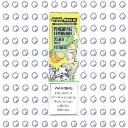 LostVape ManaStick Max Pineapple Lemonade disposable اناناس ليمون - Lost Vape -  الكلان فيب el-clan.