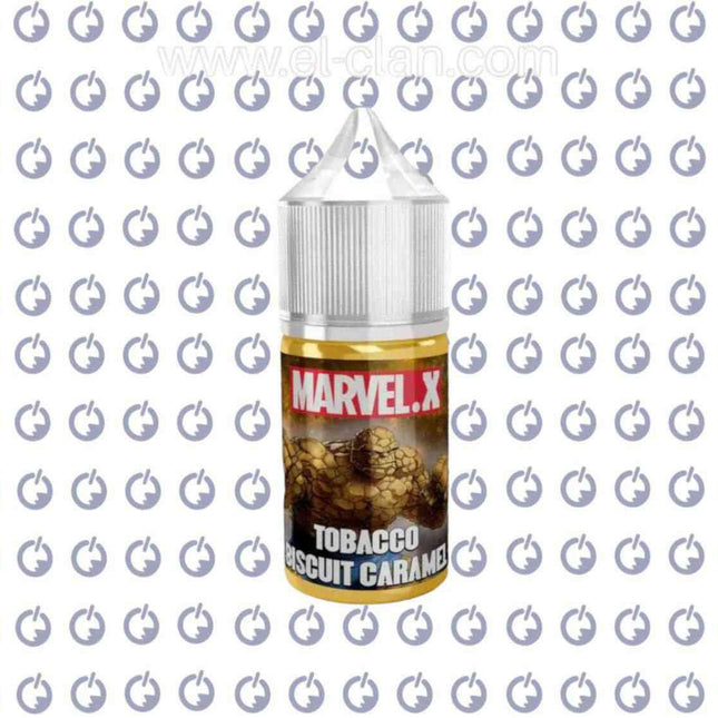 Marvel.X Tobacco Biscuit Carmel - Marvel.X E-Juice -  الكلان فيب el-clan.