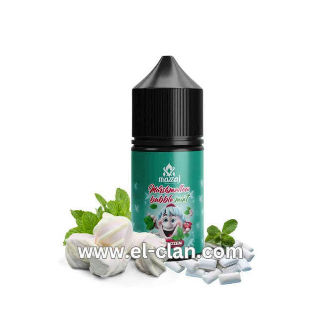 Mazaj Marshmallow Bubble Mint مارشيملو لبان نعناع - Mazaj E-Juice -  الكلان فيب el-clan.