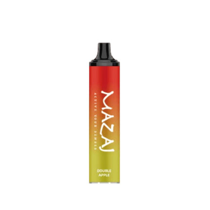 Mazaj Titan 4K Double Apple disposable vape with 4000 puffs and 50mg salt nicotine, featuring a sleek design and double apple flavor.