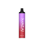 Mazaj Titan 4K Peach Ice disposable vape device with 4000 puffs and 50mg salt nicotine, featuring peach and ice flavor.