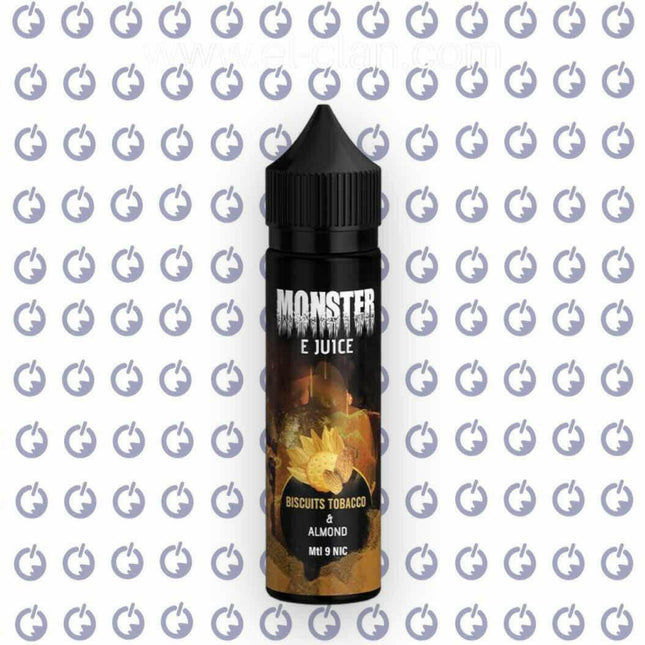 Monster Biscuits Tobacco Almond تبغ بسكويت لوز - Monster E-Juice -  الكلان فيب el-clan.