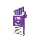 Set of 5 Mosmo Blueberry Raspberry disposable vape sticks, in a sleek design, for easy vaping with salt nicotine.