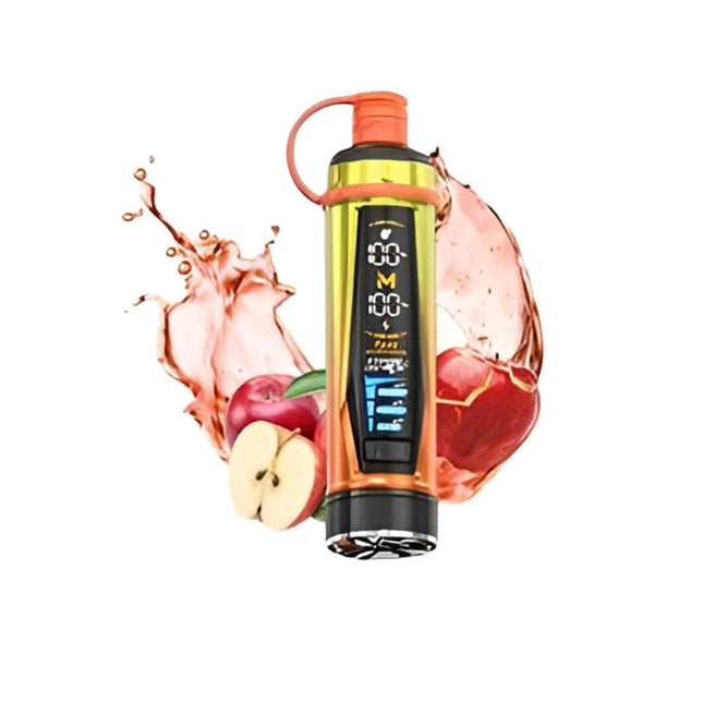 Mosmo Storm GT 35K Double Apple disposable vape with 35,000 puffs and salt nicotine, featuring a sleek design.