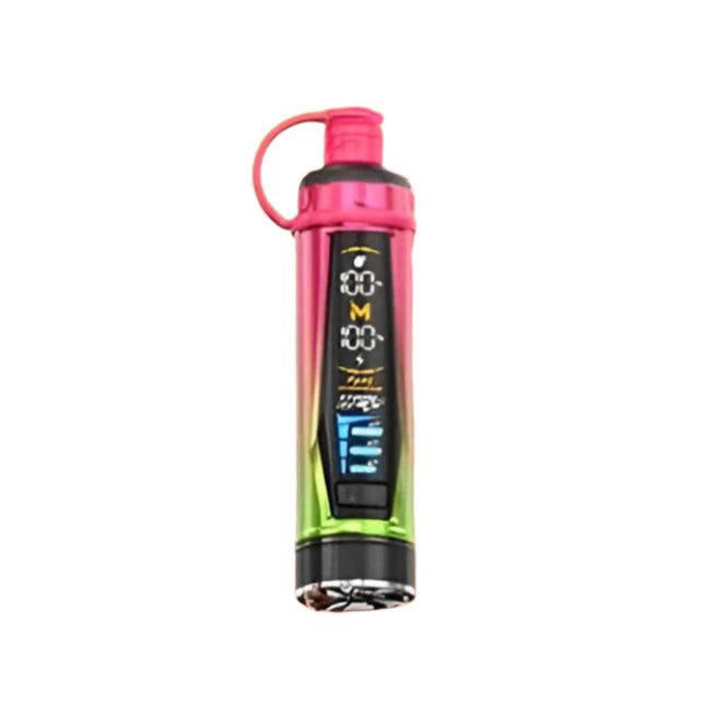 Mosmo Storm GT 35K Strawberry Watermelon disposable vape with 35,000 puffs, showing the colorful device with strawberry and watermelon flavor.