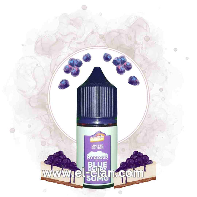 My Cloud SaltNic Blueberry Cheesecake تشيزكيك توت - My Cloud E-Juice -  الكلان فيب el-clan.