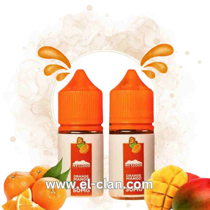 My Cloud SaltNic Orange Mango 🥭🍊 مانجو برتقال - My Cloud E-Juice -  الكلان فيب el-clan.