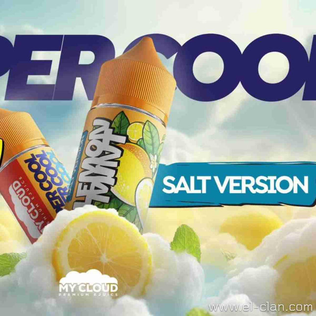 My Cloud SaltNic Super Cool Lemon Mint ليمون نعناع ساقع