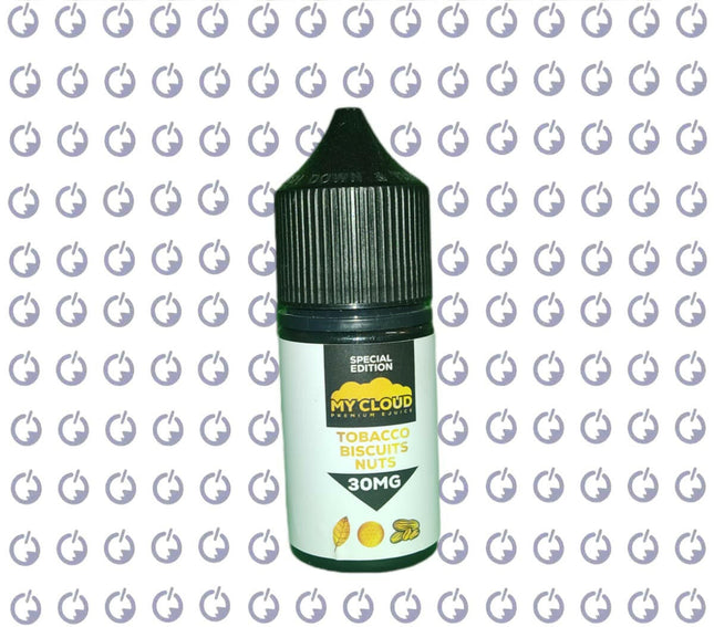 My Cloud SaltNic Tobacco Biscuit Nuts توباكو بسكويت مكسرات - My Cloud E-Juice -  الكلان فيب el-clan.