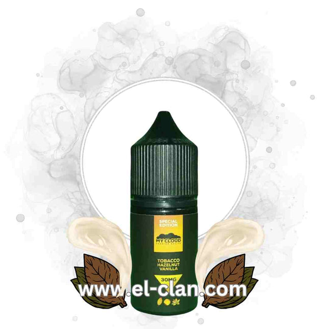 My Cloud SaltNic Tobacco Hazelnut Vanilla توباكو بندق فانيلا - My Cloud E-Juice -  الكلان فيب el-clan.