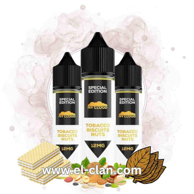 My Cloud Tobacco Biscuit Nuts توباكو بسكويت مكسرات - My Cloud E-Juice -  الكلان فيب el-clan.