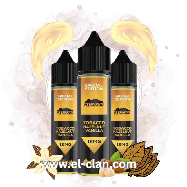 My Cloud Tobacco Hazelnut Vanilla توباكو بندق فانيلا - My Cloud E-Juice -  الكلان فيب el-clan.