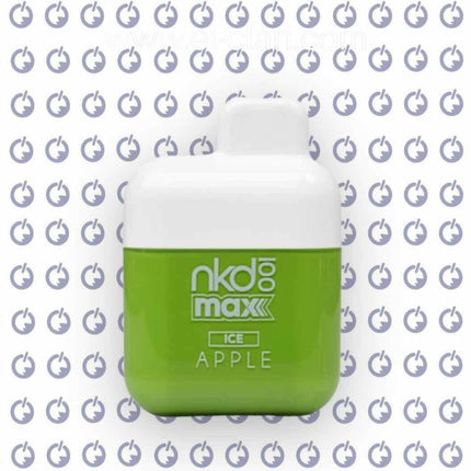 Naked Max Apple Ice disposable تفاح ساقع - naked disposable -  الكلان فيب el-clan.