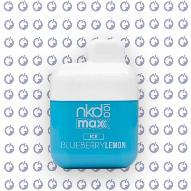 Naked Max Blueberry Lemon Ice disposable توت ليمون - naked disposable -  الكلان فيب el-clan.