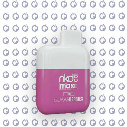 Naked Max Guava Berries Ice disposable جوافه توت - naked disposable -  الكلان فيب el-clan.