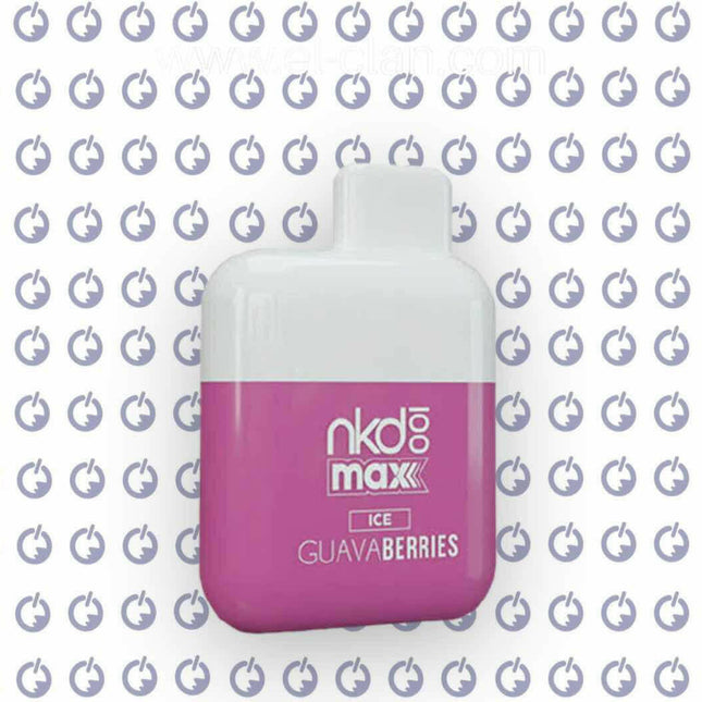 Naked Max Guava Berries Ice disposable جوافه توت - naked disposable -  الكلان فيب el-clan.