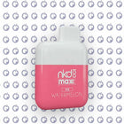 Naked Max Watermelon Ice disposable vape featuring a vibrant watermelon design with icy accents.