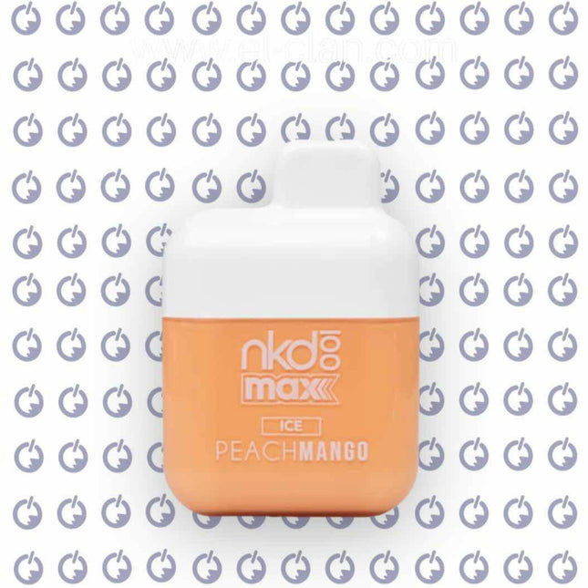 Naked Peach Mango Ice disposable خوخ مانجو - naked disposable -  الكلان فيب el-clan.