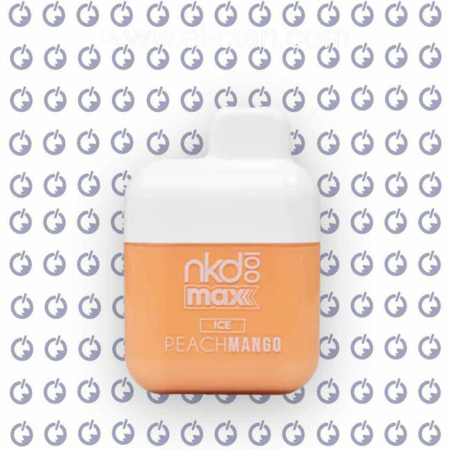 Naked Peach Mango Ice disposable خوخ مانجو - naked disposable -  الكلان فيب el-clan.