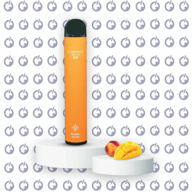 Nerd Bar Mango Peach disposable مانجو خوخ - Puff EGY -  الكلان فيب el-clan.
