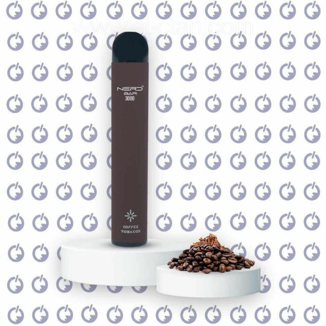 Nerd Bar Tobacco Coffee disposable تبغ قهوه - Puff EGY -  الكلان فيب el-clan.