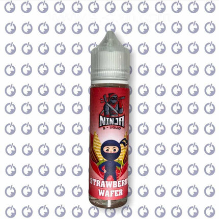 Ninja Strawberry Wafer فراوله ويفر - Ninja E-Juice -  الكلان فيب el-clan.