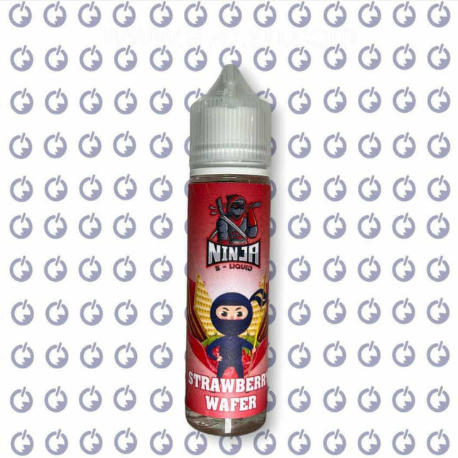 Ninja Strawberry Wafer فراوله ويفر - Ninja E-Juice -  الكلان فيب el-clan.