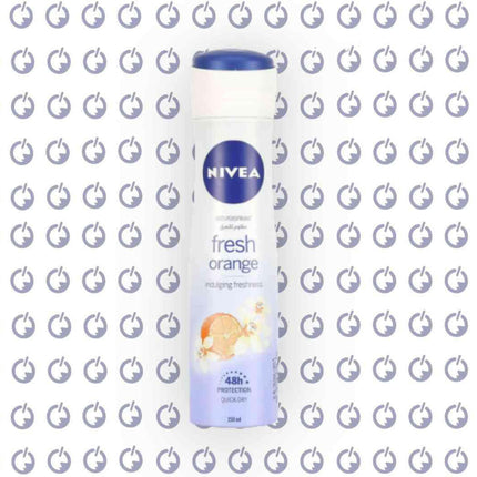 Nivea Fresh Orange body spray in 150ml bottle, featuring a vibrant orange scent and refreshing fragrance.