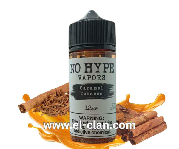 no hype caramel tobacco No Hype Vapors Caramel Tobacco توباكو كراميل – الكلان فيب