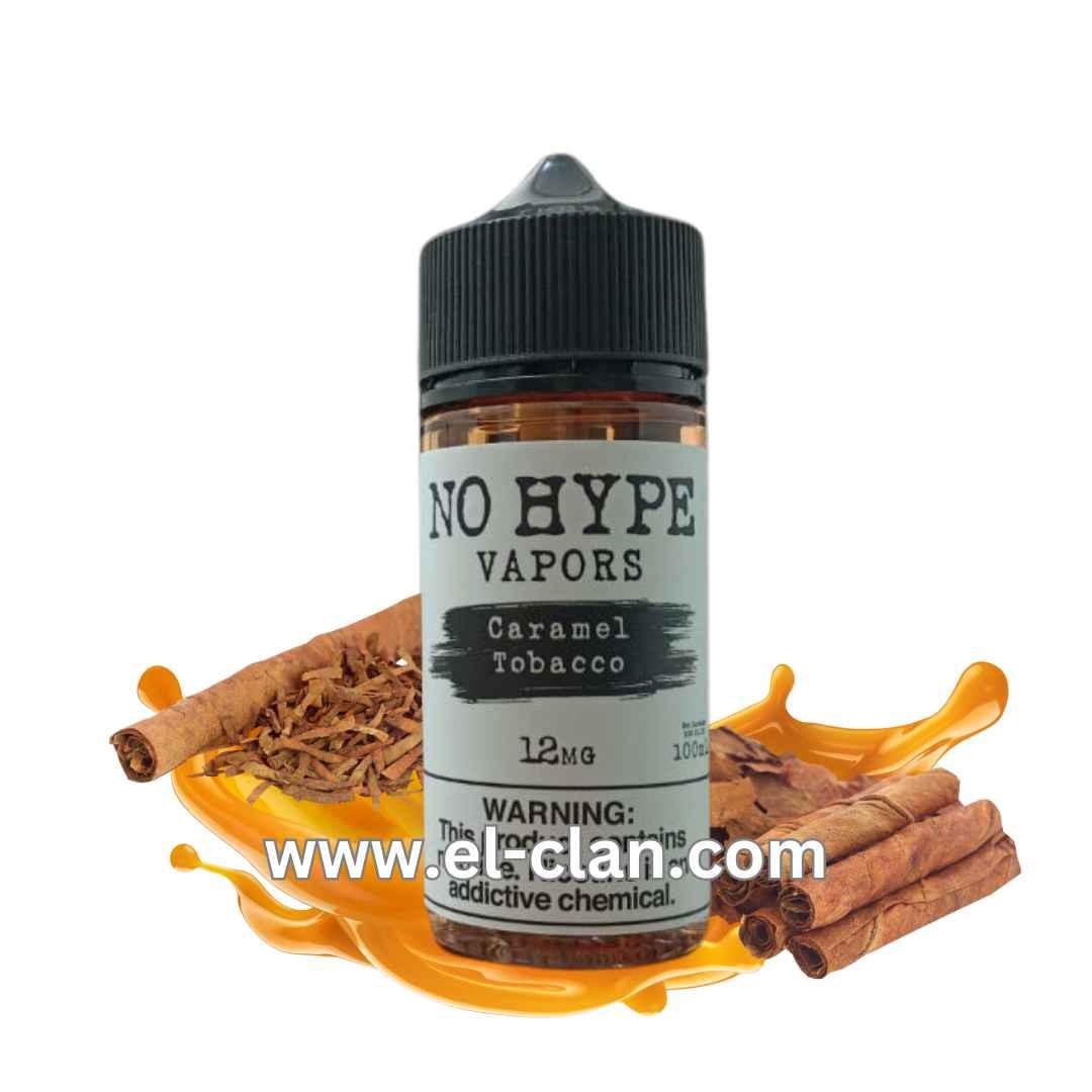 no hype caramel tobacco 120ml | EKLEEL VAPE No Hype Vapors Caramel Tobacco
