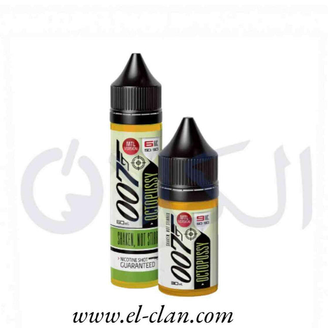 OO7 Octopussy  تبغ فسدق - OO7 E-Juice -  الكلان فيب el-clan.