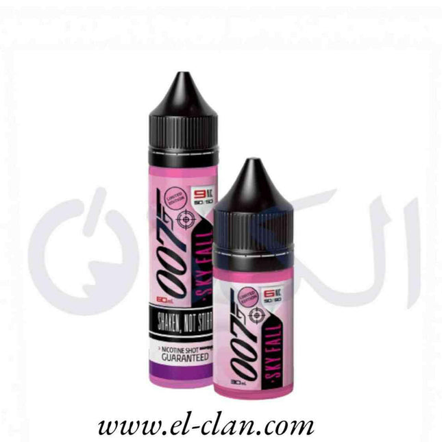 OO7 Sky Fall كوكتيل فواكهه حمرا - OO7 E-Juice -  الكلان فيب el-clan.