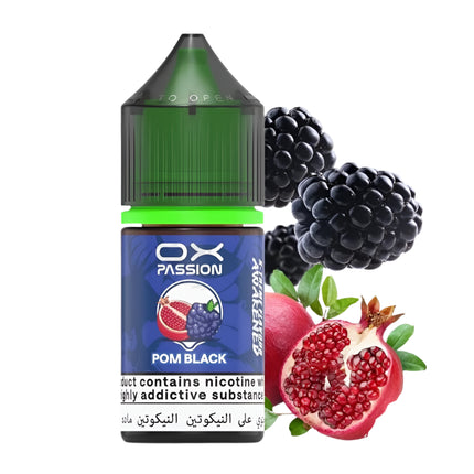 OX Passion SaltNic Pom Black رمان توت